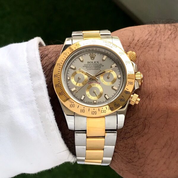 Rolex Cosmograph Daytona Two Tone Gold Automatic Mens Watch - Image 5