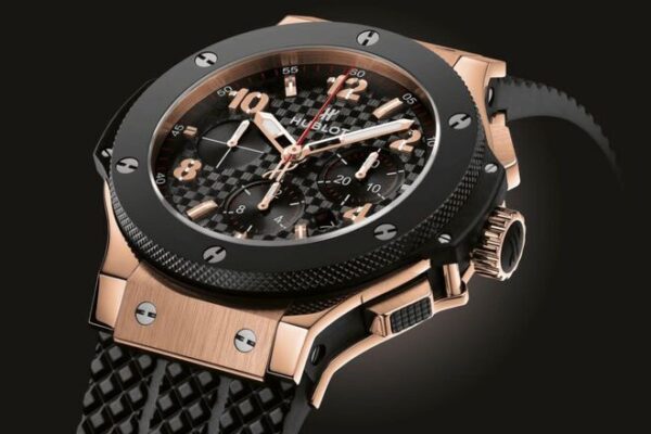 Hublot Big Bang Rosegold Black Swiss ETA Automatic Mens Watch - Image 3