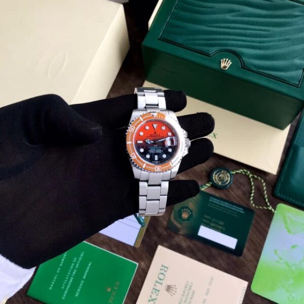 Rolex Submariner Persimmon 41mm DiW Limited Edition Japanese Automatic Master Quality Men’s Watch - Image 8