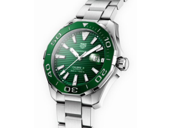 Tag Heuer Aquaracer Green Dial Japanese Master Quality Automatic Mens Watch - Image 4