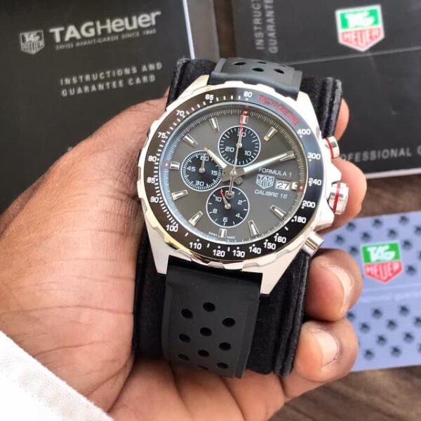 TAG Heuer Carerra Sport Chronograph Special Edition Re-Imagines Formula 1X Grey Racing Mens Watch