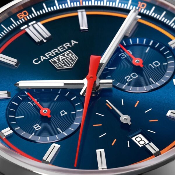 Tag Heuer Carrera Japanese Machinery Blue Dial Master Quality Mens Watch - Image 4