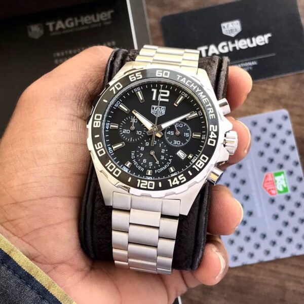 Tag Heuer Formula 1 Stainless Steel Black Dial Chronograph Limited Edition Master Quality Men’s Watch