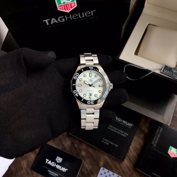 TAG Heuer Carerra AQUARACER  White Dial Special Edition Re-Imagines Automatic Mens Watch - Image 5