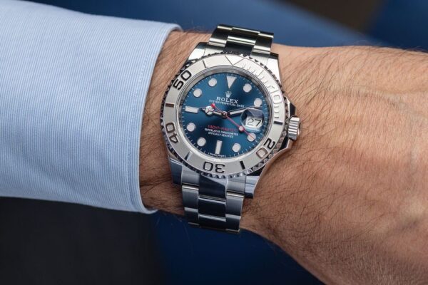 Rolex Yacht Master Stainless Steel Blue Dial Japanese Master Quality Men’s Watch - Image 7