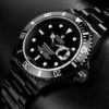 Rolex Submariner Full Black Stainless Steel Japanese Master Quality Mens Watch - Image 3