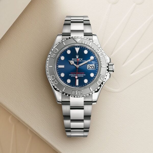 Rolex Yacht Master Stainless Steel Blue Dial Japanese Master Quality Men’s Watch - Image 4