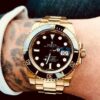 Rolex Submariner Stainless Steel Full Gold & Black Dial Japanese Automatic Master Quality Men’s Watch - Image 8