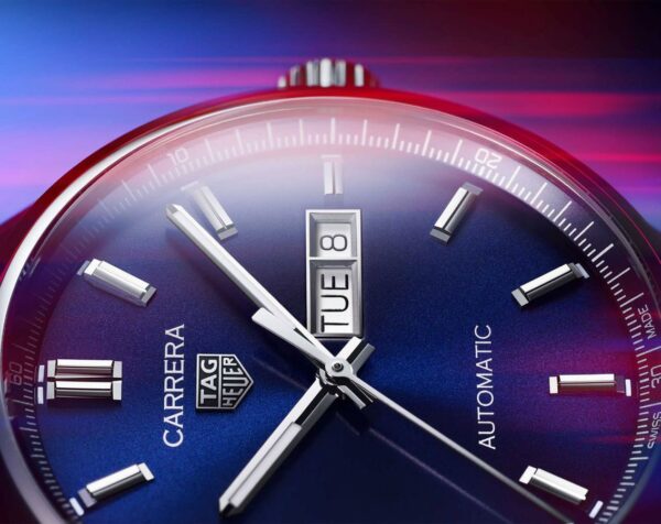 Tag Heuer Calibre 5 Stainless Steel Blue Dial Automatic Master Quality Mens Watch - Image 6