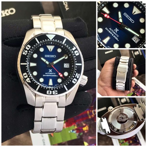 Seiko Diver 200m Japanese Stainless Steel Automatic Mens Watch - Image 4