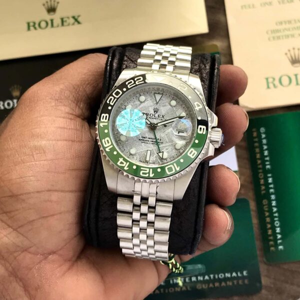 Rolex Date Just 41 Stainless Steel Swiss Automatic Jubli Chain Belt Mens Watch