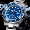 Rolex Submariner Silver Tone Blue Dial Japanese Master Quality Automatic Men’s Watch - Image 2
