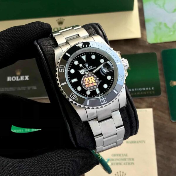 Rolex Submariner Stainless Steel Black Dial Japanese Automatic Mens Watch - Image 5