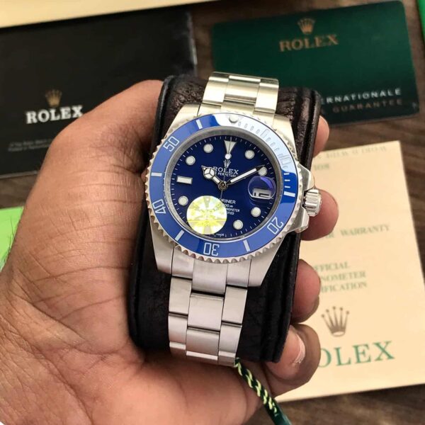 Rolex Submariner Silver Tone Blue Dial Japanese Master Quality Automatic Men’s Watch