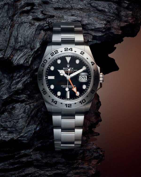 Rolex Explorer || Premiums Automatic Stainless Steel Black Dial Mens Watch - Image 3