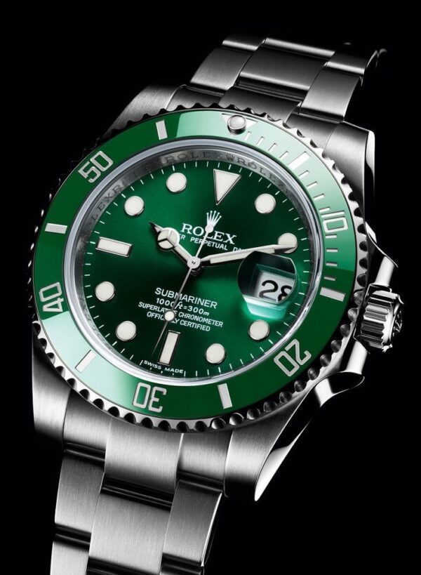 Rolex Submariner Hulk Limited Edition Silver Tone Green Dial Japanese Master Quality Automatic Men’s Watch - Image 2