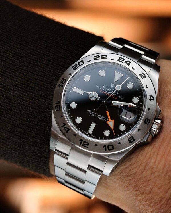 Rolex Explorer || Premiums Automatic Stainless Steel Black Dial Mens Watch - Image 6