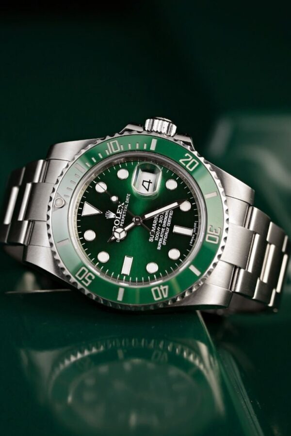 Rolex Submariner Hulk Limited Edition Silver Tone Green Dial Japanese Master Quality Automatic Men’s Watch - Image 5