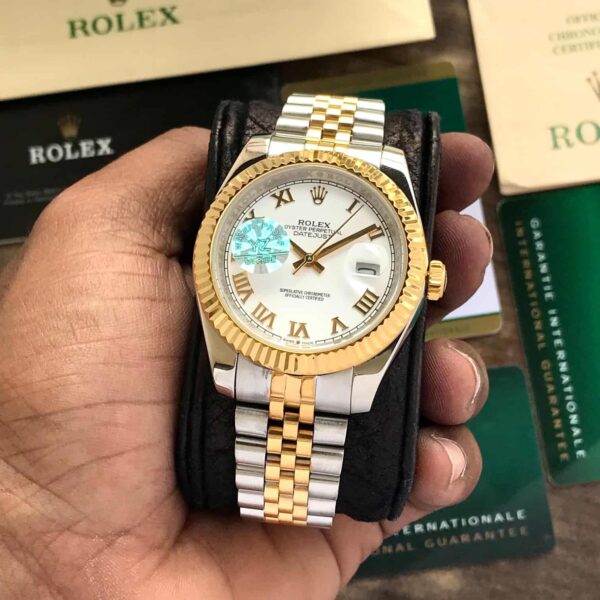 Rolex Date Just 41 Stainless Steel Two Tone Japanese Automatic Men’s Watch