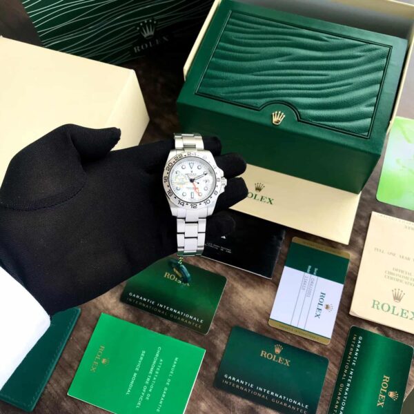 Rolex Explorer || Premiums Automatic Stainless Steel White Dial Mens Watch - Image 11