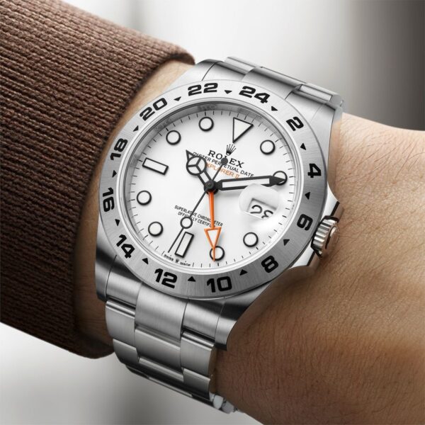 Rolex Explorer || Premiums Automatic Stainless Steel White Dial Mens Watch - Image 6