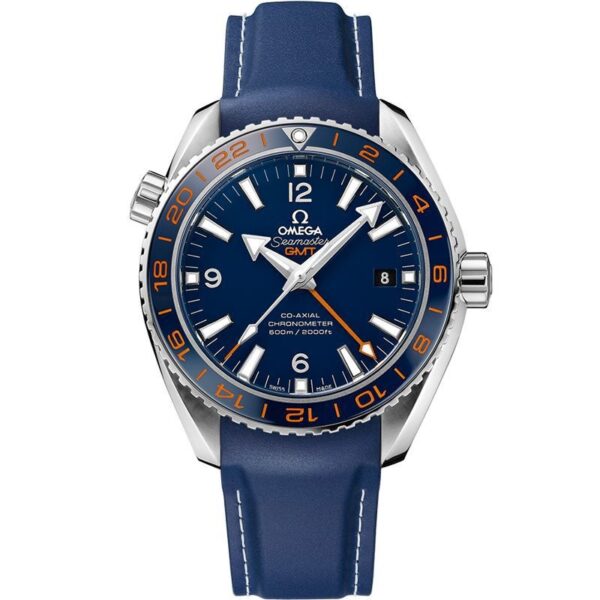 Omega Seamster CoAxial Superocean GMT Swiss Automatic Blue Mens Watch - Image 2