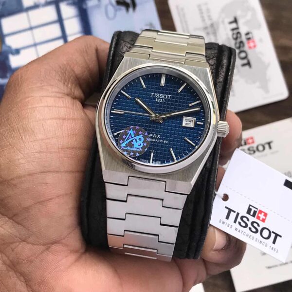 Tissot PRX Powermatic Japanese Stainless Steel Blue Dial Men’s Watch