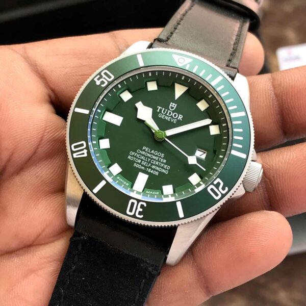 Tudor Pelagos Japanese Automatic Green Dial Mens Watch - Image 3