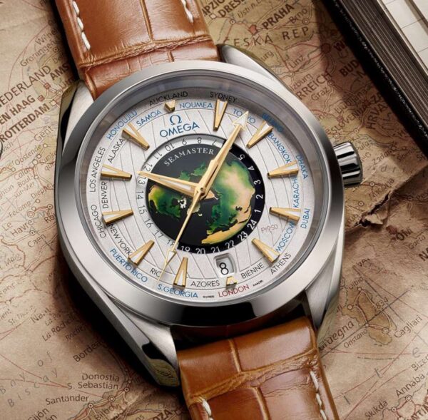 Omega Aqua Terra Co‑Axial Master Chronometer World timer Japanese Automatic Men’s Watch - Image 3