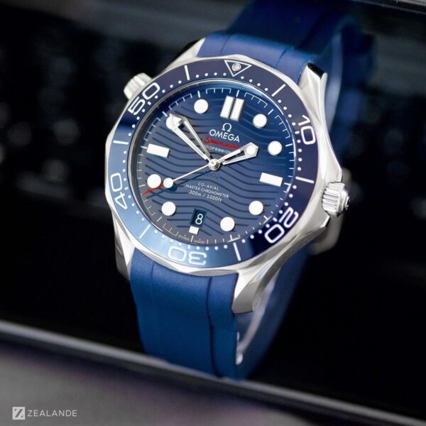 Omega Seamster Co-Axial Japanese Full Blue Automatic Mens Watch - Image 4