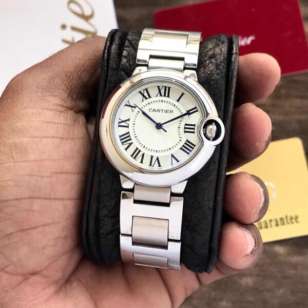 Cartier Ballon Bleu Stainless Steel Watch 36mm Automatic Men's Watch