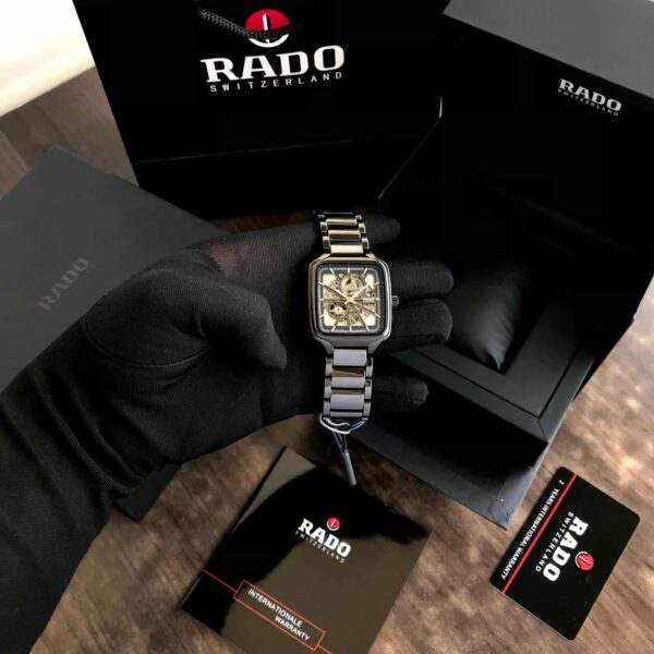 Rado True Square Automatic Open Heart Full Ceramic Mens Watch - Image 9