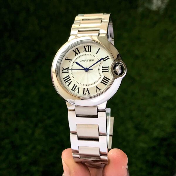 Cartier Ballon Bleu Stainless Steel Watch 36mm Automatic Men's Watch - Image 3