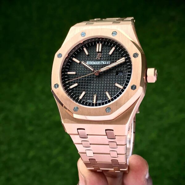 Audemars Piguet Royal Oak OffShore Automatic Rosegold Black Dial Premium Mens Watch - Image 3