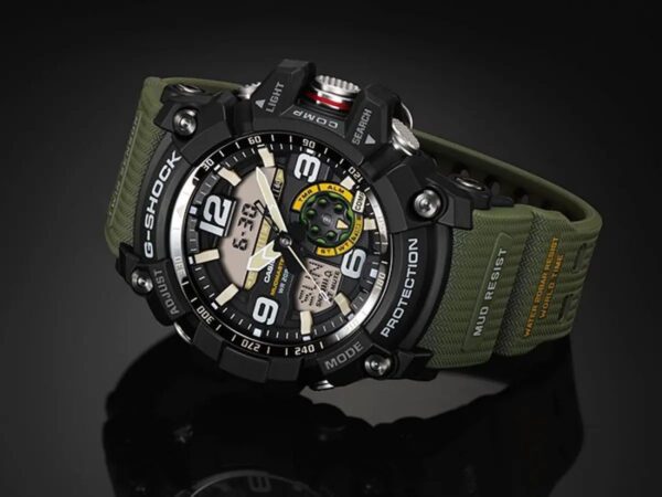 Casio G-Shock Mudmaster GG-1000-1A3DR Black Analog-Digital Dial Green Resin Strap Men's Watch G662 - Image 2