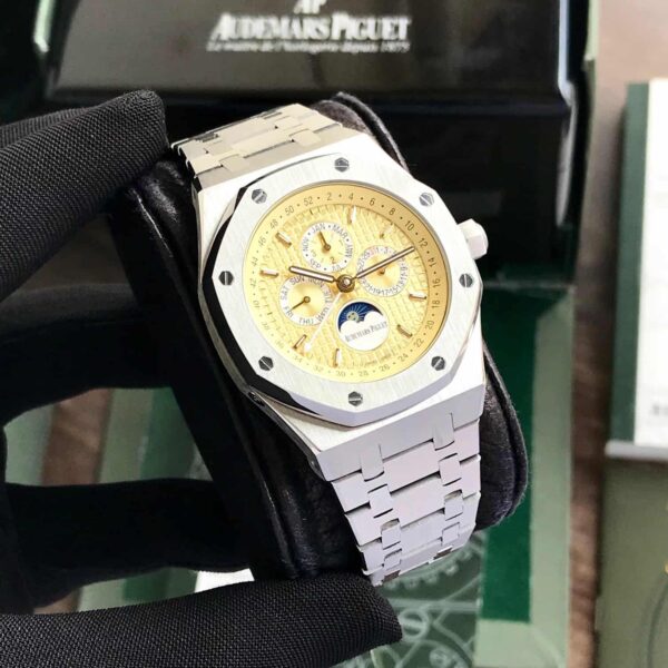 Audemars Piguet Royal Oak Perpetual Calendar Yellow Dial Limited Edition Automatic Mens Watch - Image 3