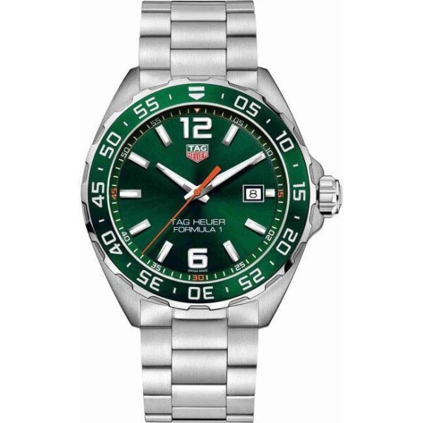 Tag Heuer Formula Limited Edition Green Dial Authentic Quartz Watch For Mens - Image 2