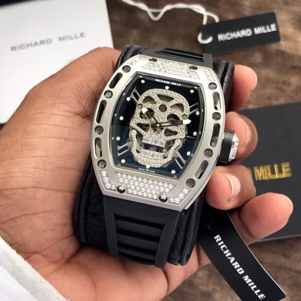 Richard Mille RM052 Skull White Diamond  Semi ETA Machinery