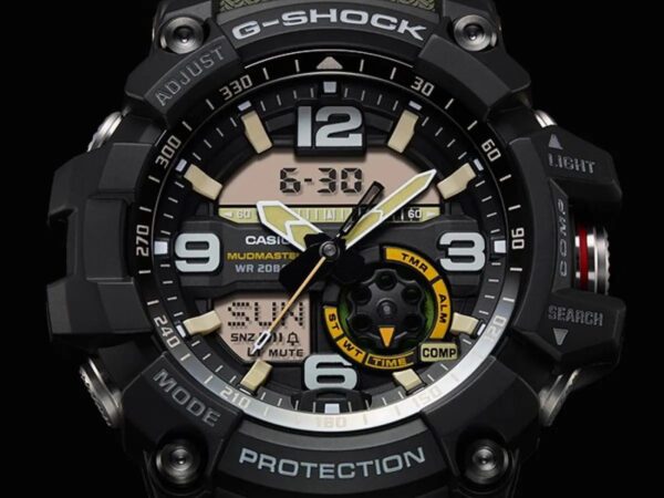 Casio G-Shock Mudmaster GG-1000-1A3DR Black Analog-Digital Dial Green Resin Strap Men's Watch G662 - Image 7