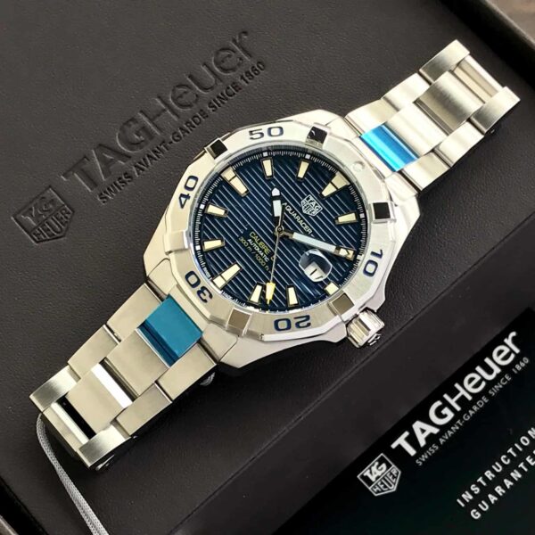 Tag Heuer Aquaracer Calibre 5 Blue Dial Automatic Authentic Quality Men’s Watch - Image 3