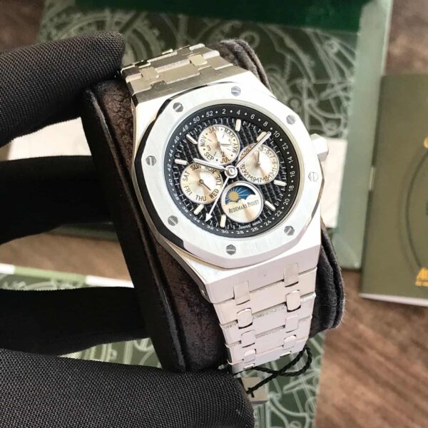 Audemars Piguet Royal Oak Perpetual Calendar Black Dial Limited Edition Automatic Mens Watch - Image 3