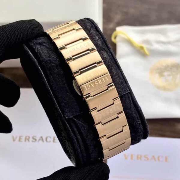 VERSACE VE7G00323 Greca Logo Moonph Full gold Analog Womens Watch - Image 10