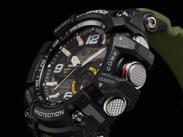 Casio G-Shock Mudmaster GG-1000-1A3DR Black Analog-Digital Dial Green Resin Strap Men's Watch G662 - Image 8