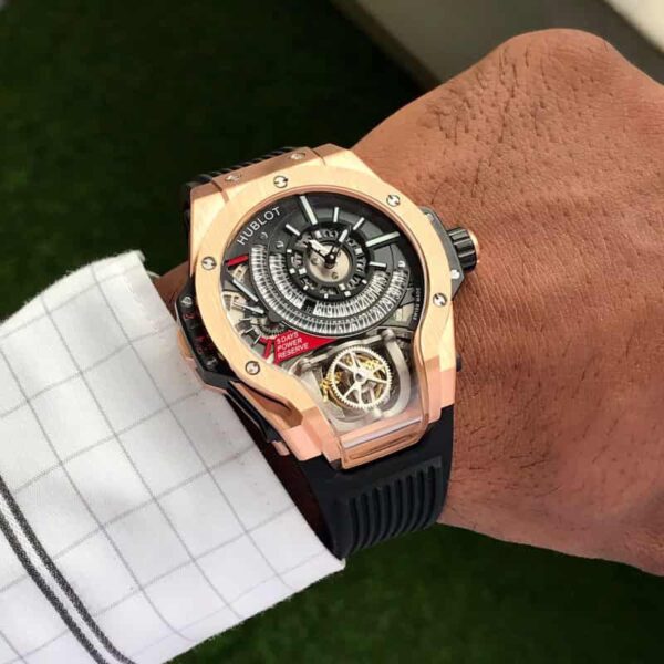 Hublot MP MP-09 Tourbillon Bi-Axis King Rosegold Black Dial Men’s Watch - Image 6