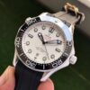 Omega Seamster White Dial Black Rubber Strap Swiss ETA Movement Automatic Mens Watch - Image 5