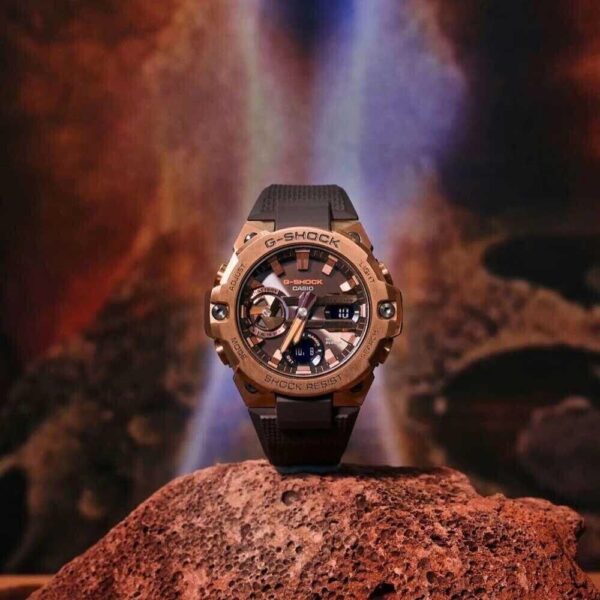 Casio Gshock Gravitymaster GR B100-1A4ER Rosegold Dial Mens Watch - Image 6