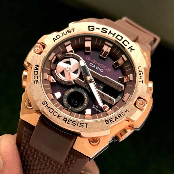 Casio Gshock Gravitymaster GR B100-1A4ER Rosegold Dial Mens Watch - Image 5