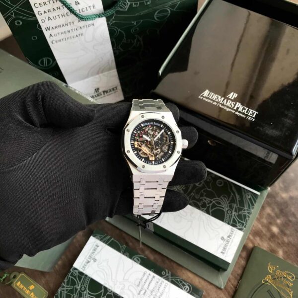 Audemars Piguet Royal Oak Open Worked Silver Skeleton Dial Automatic Men’s - Image 6