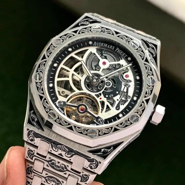 Audemars Piguet Double Balance Wheel Openworked Skeleton Dial Limited Edition Men’s Watch - Image 4