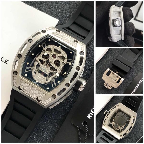 Richard Mille RM052 Skull White Diamond  Semi ETA Machinery - Image 6